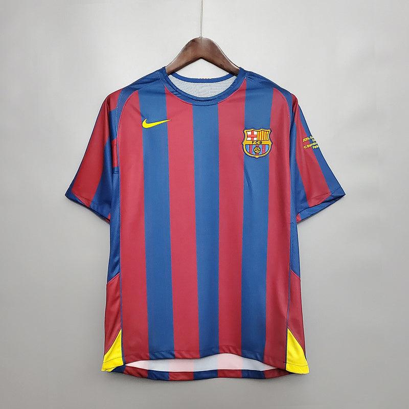 Barcelona Home Retrô 2006  Nike - Grená