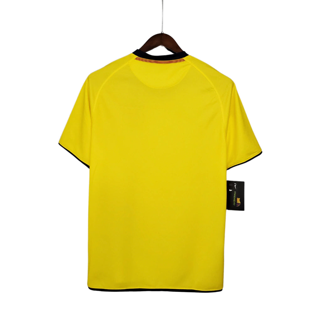 Barcelona Away Retrô 08/09 Nike - Amarela