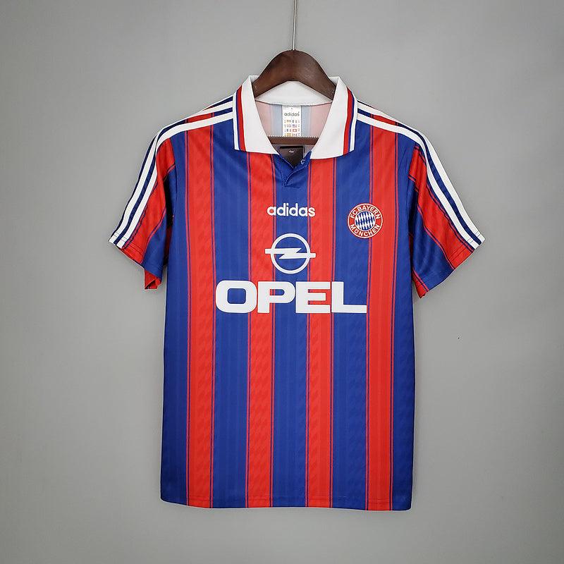 Bayern de Munique Retrô 1995/1997 Adidas - Azul e Vermelha
