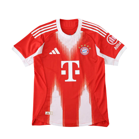Bayern de Munique Home 25/26 Jogador Adidas - Vermelho e Branco