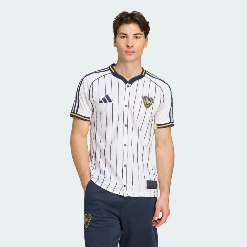 Boca Juniors Baseball 25/26 Torcedor Adidas - Branco