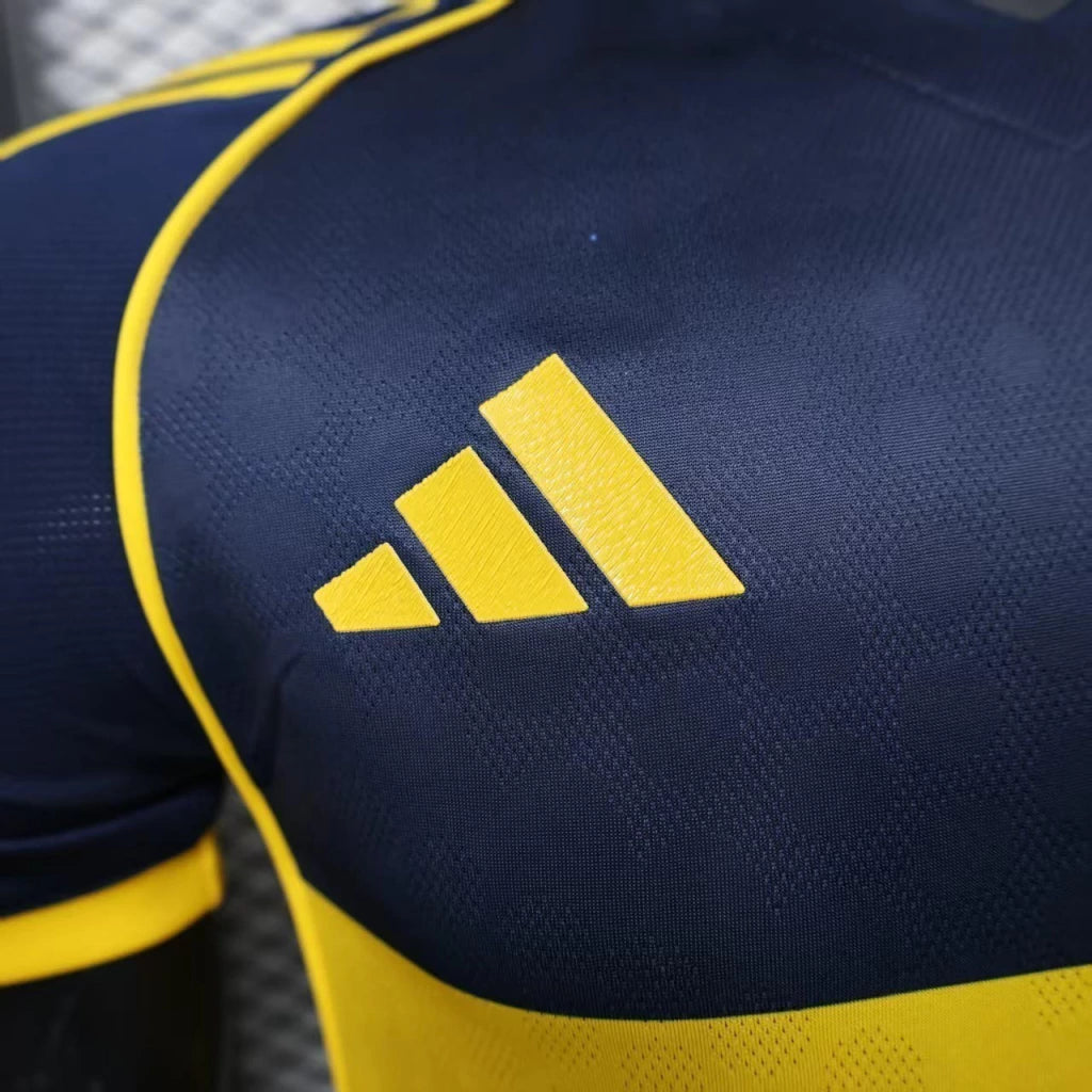Boca Jrs Home 25/26 Jogador Masculino Adidas - Azul e Amarela