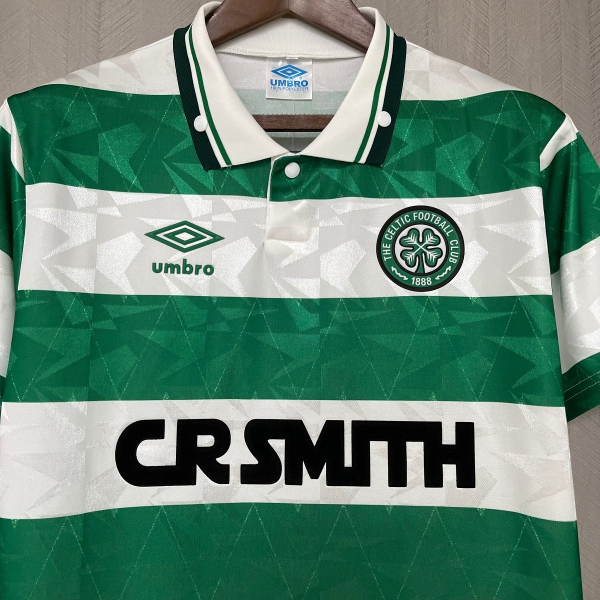 Celtic Home Retrô 1987/1989 Umbro - Verde e Branca