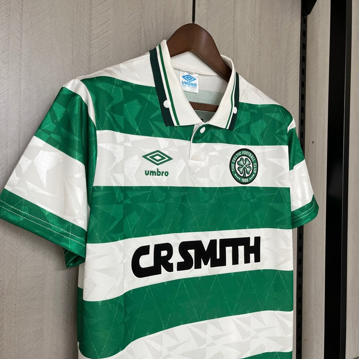 Celtic Home Retrô 1987/1989 Umbro - Verde e Branca