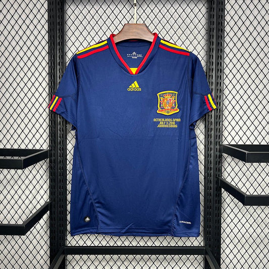 Espanha Retrô Away 2010 Adidas Torcedor Masculina - Azul