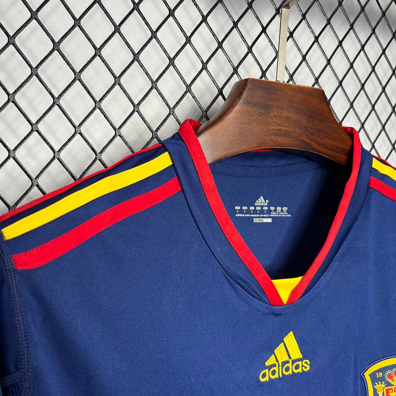 Espanha Retrô Away 2010 Adidas Torcedor Masculina - Azul
