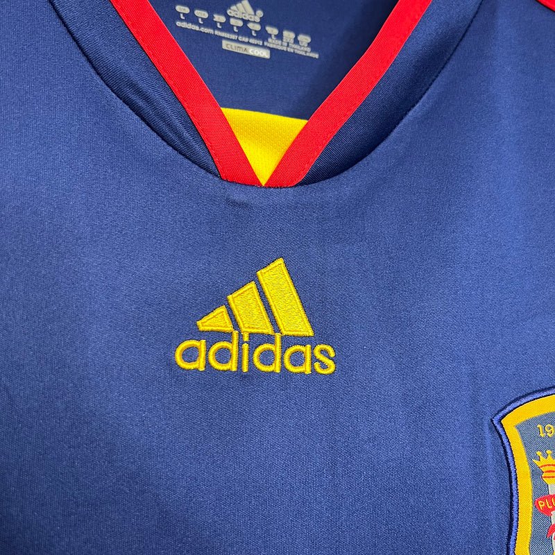 Espanha Retrô Away 2010 Adidas Torcedor Masculina - Azul