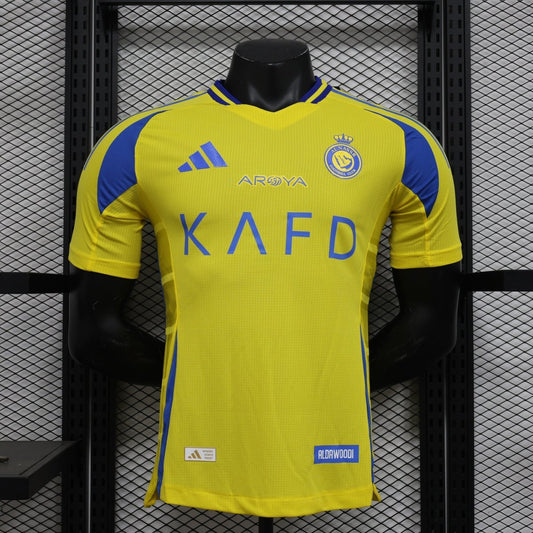 Al Nassr Home 24/25 Jogador Adidas - Amarelo