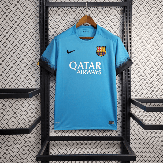 Barcelona Retrô Third 15/16 Nike  - Azul