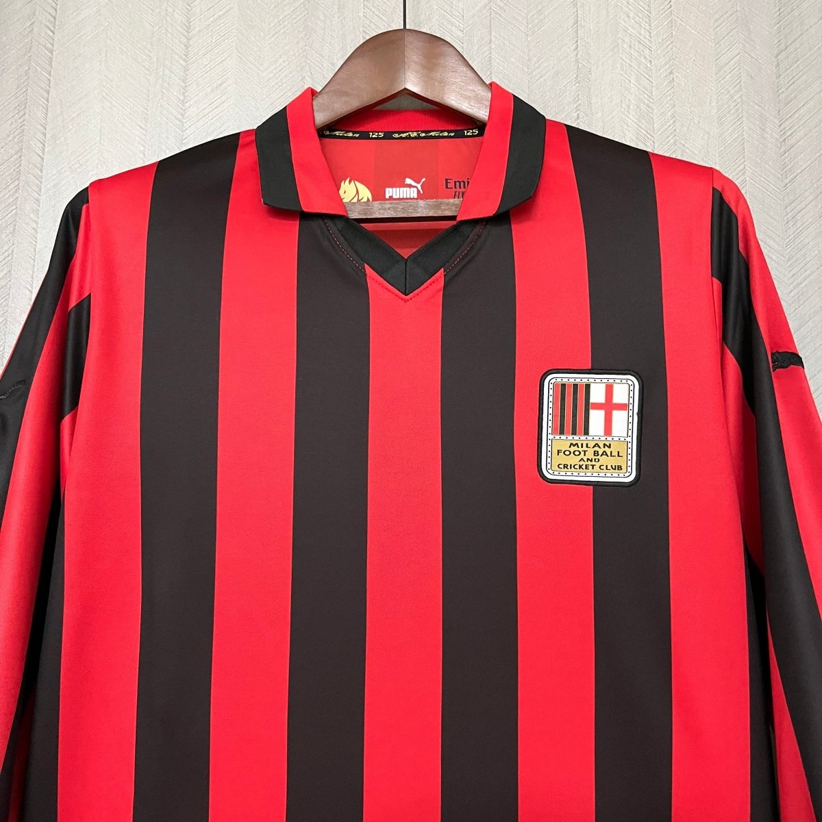 Milan Edição Especial 125 anos 24/25 Torcedor - Vermelho e Preto