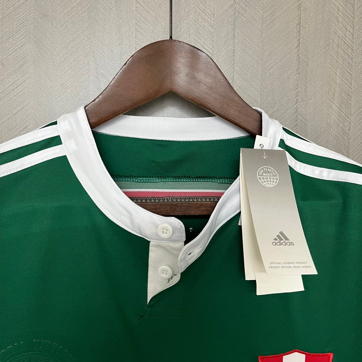 Palmeiras Retro 2014 100th Adidas Torcedor Masculina - Verde e Branca