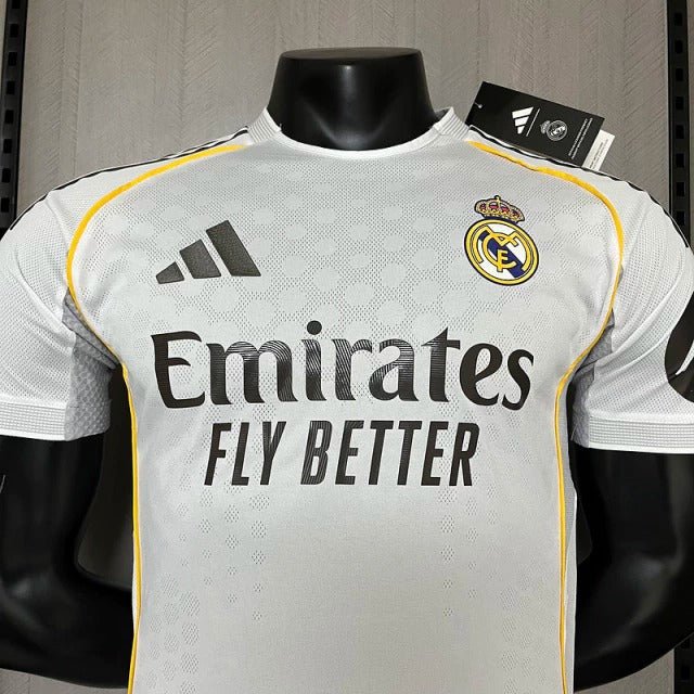 Real Madrid Home 25/26 Jogador Adidas - Branca