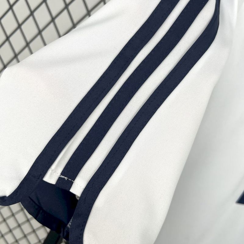 Real Madrid Home Retrô 00/01 Adidas - Branca