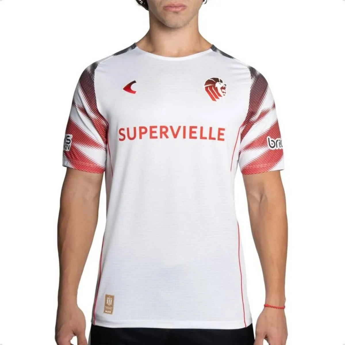 Estudiantes Away 26/27 Torcedor Ruge - Branco e Vermelho (