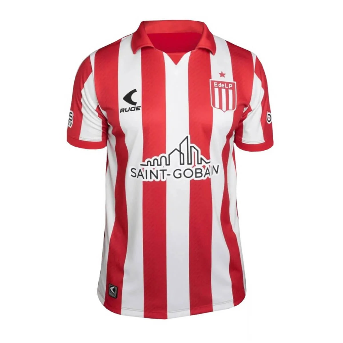 Estudiantes Home 25/26 Torcedor Ruge - Vermelho e Branco