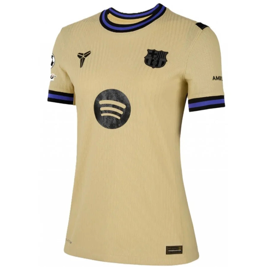 Barcelona Away 25/26 Feminina Nike/Kobe - Bege