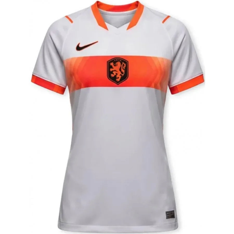 Holanda Away 26/27 Feminino Nike - Branco e Laranja