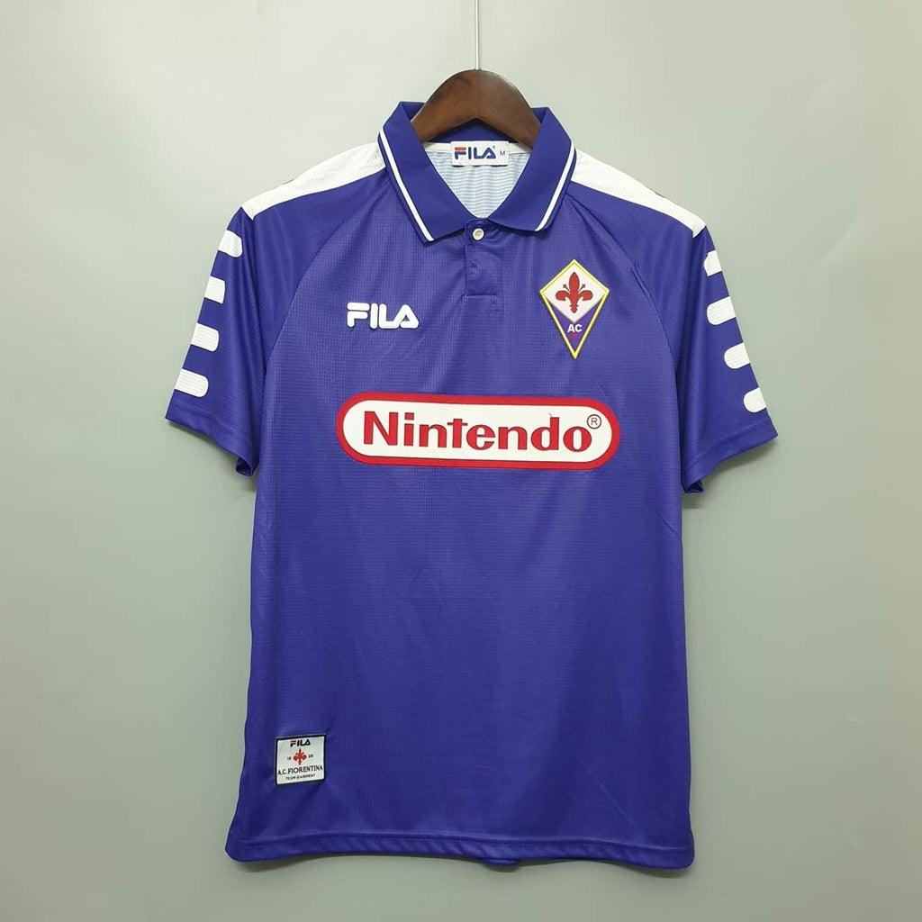 Fiorentina Home Retrô 1998  Fila - Roxa