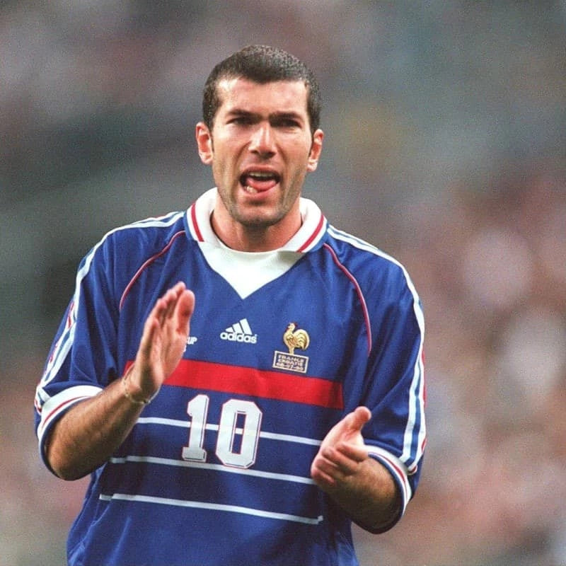 França Home Retrô 1998 Masculino Adidas  - Azul