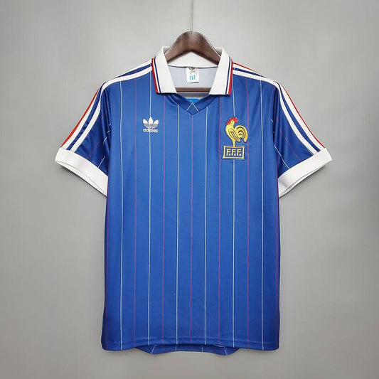 França Home Retrô 1982 Adidas Masculino - Azul