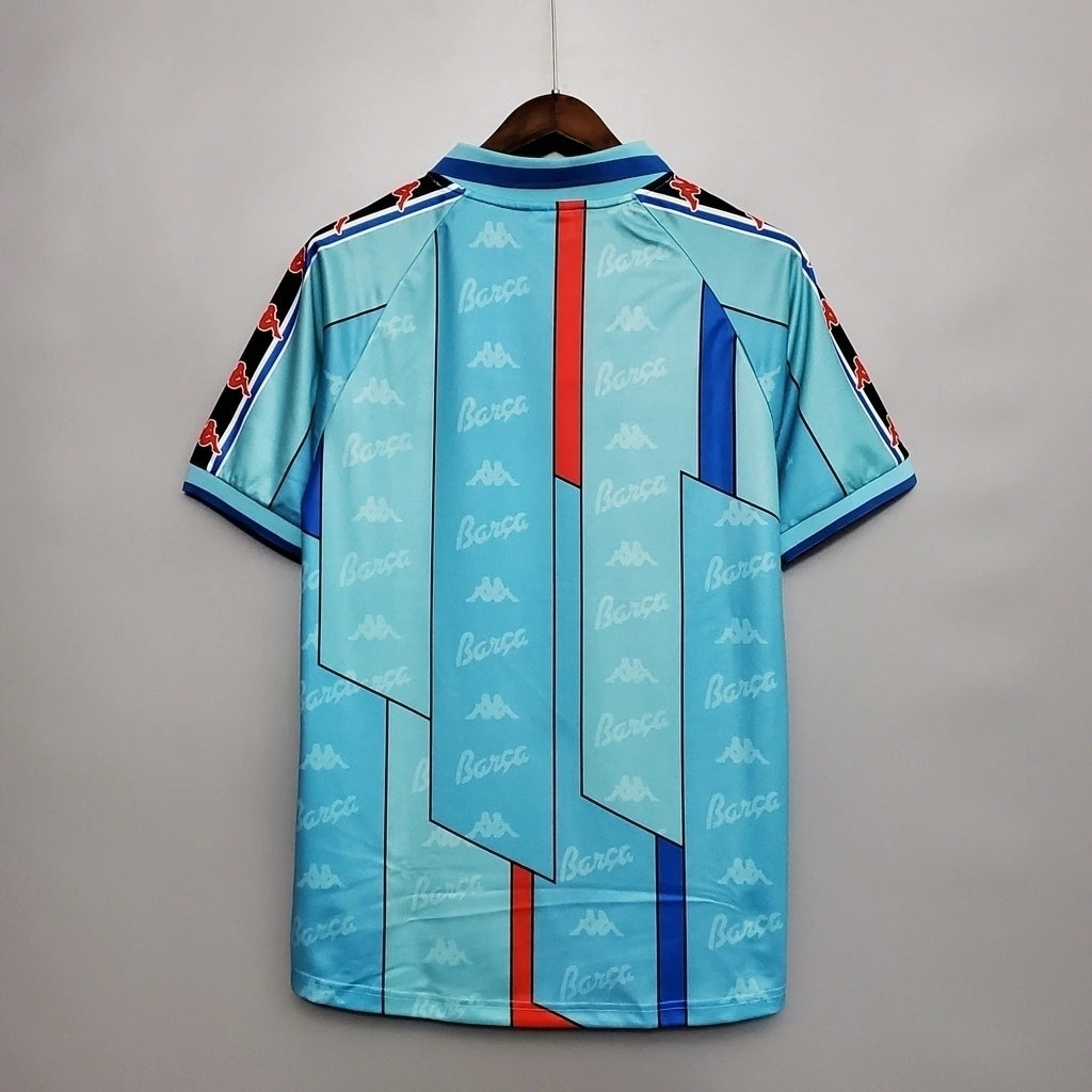 Barcelona Away Retrô 96/97 Kappa - Verde Azulado