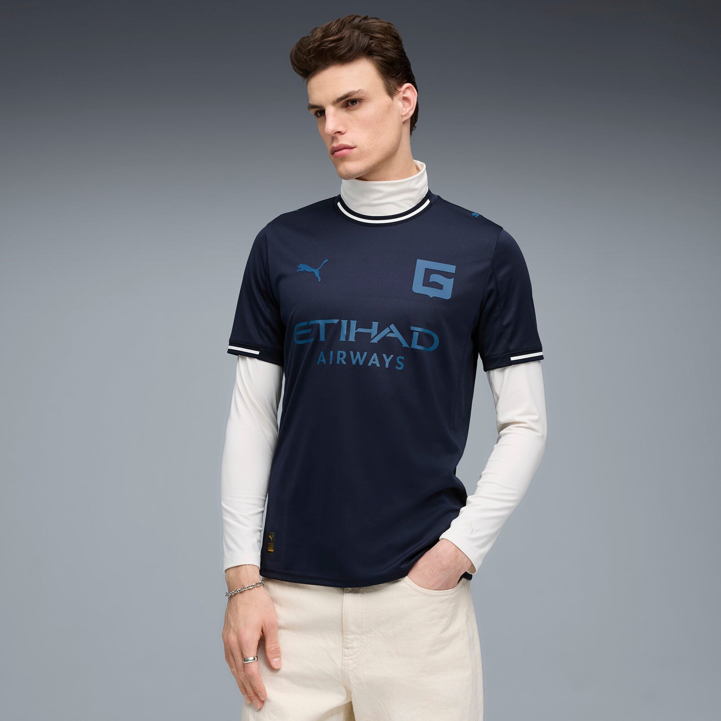 Girona Third 25/26 Torcedor Puma  - Azul Escuro