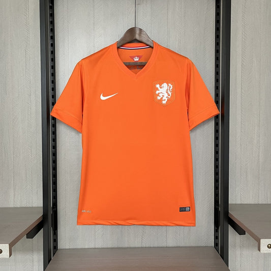 Holanda Home Retro 2014 Nike - Laranja