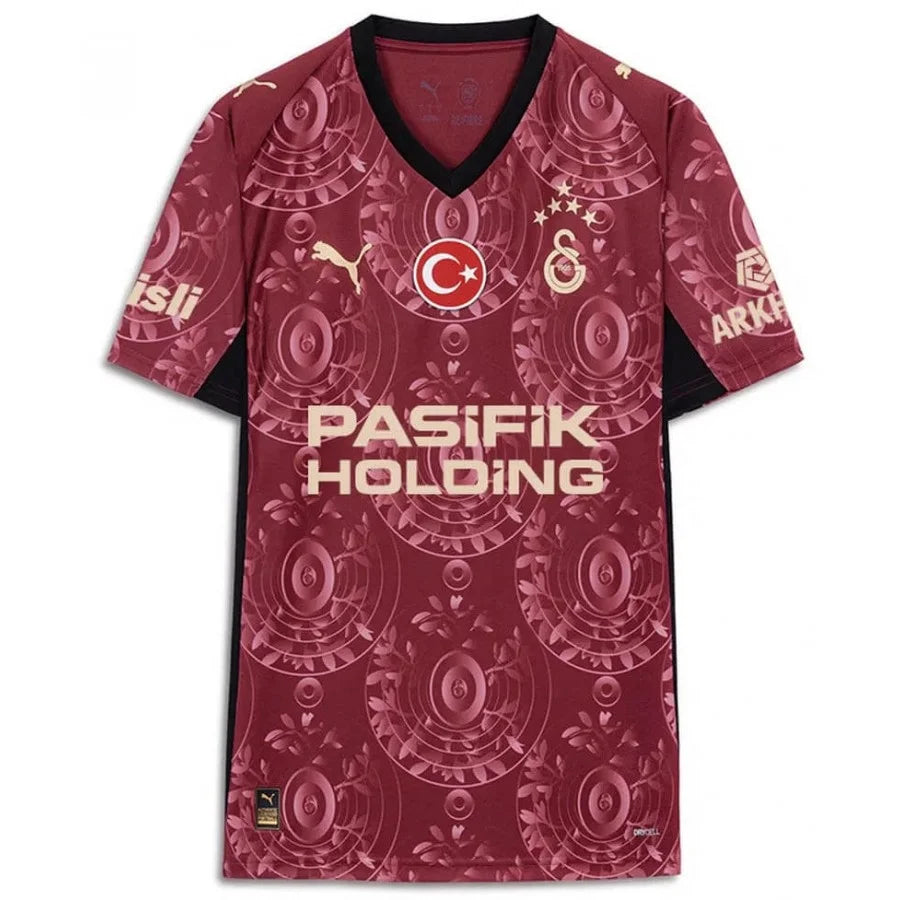 Galatasaray Third 25/26 Torcedor Puma Masculina - Vermelha Vinho
