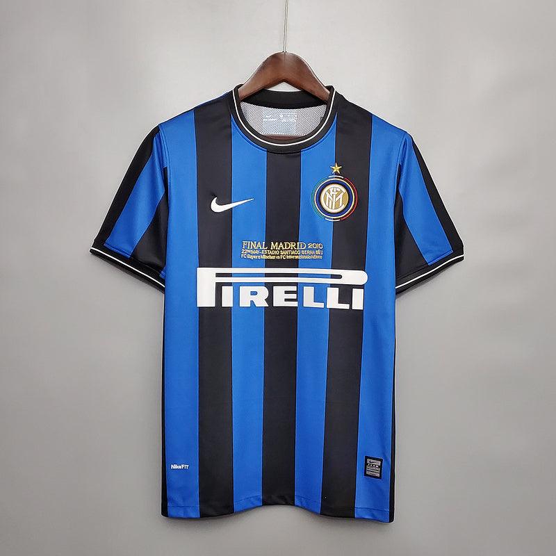 Inter de Milão Home Retrô 2010 Nike - Azul e Preta