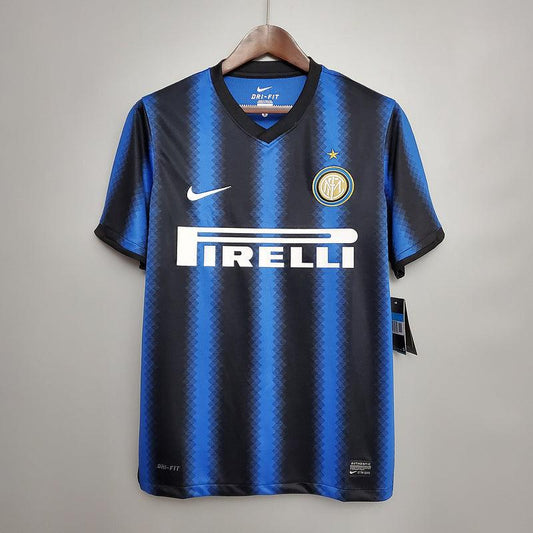 Inter de Milão Home Retrô 2010/2011 Nike - Azul e Preta