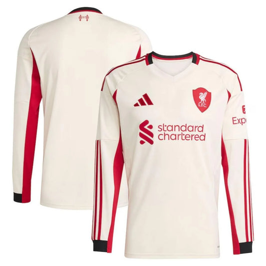 Liverpool Third 25/26 Manga Longa Torcedor Adidas - Bege