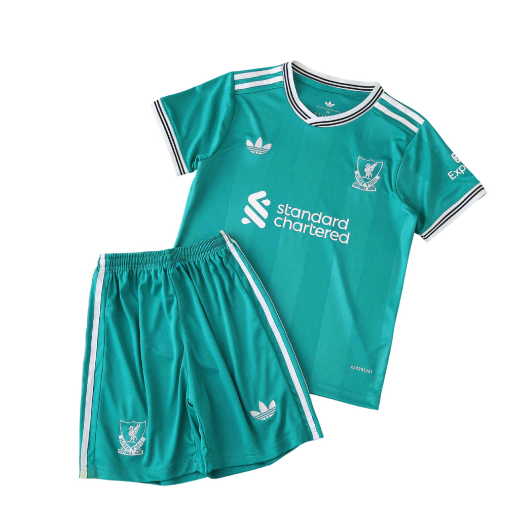 Kit Infantil Liverpool Third 25/26 - Verde
