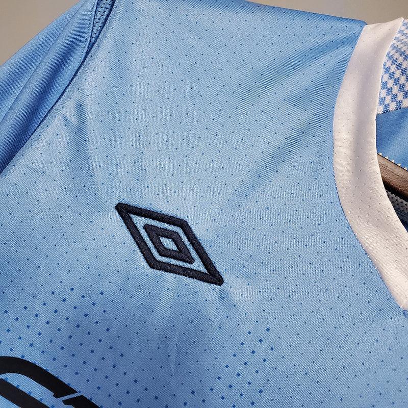 Manchester City Home Retrô 11/12 Umbro - Azul