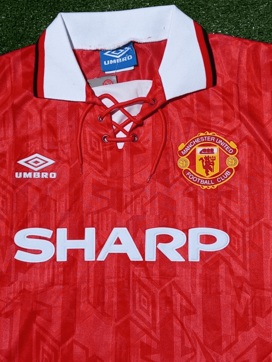 Manchester United Home Retrô 92/93 Umbro - Vermelho