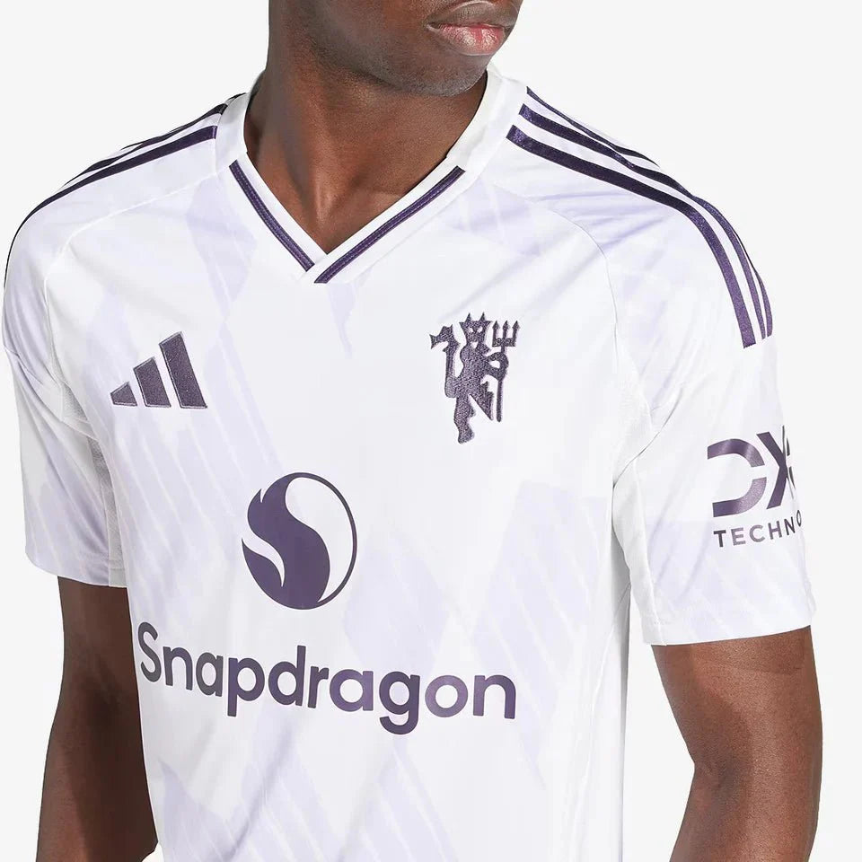 Manchester United Away 25/26 Torcedor Adidas - Branca