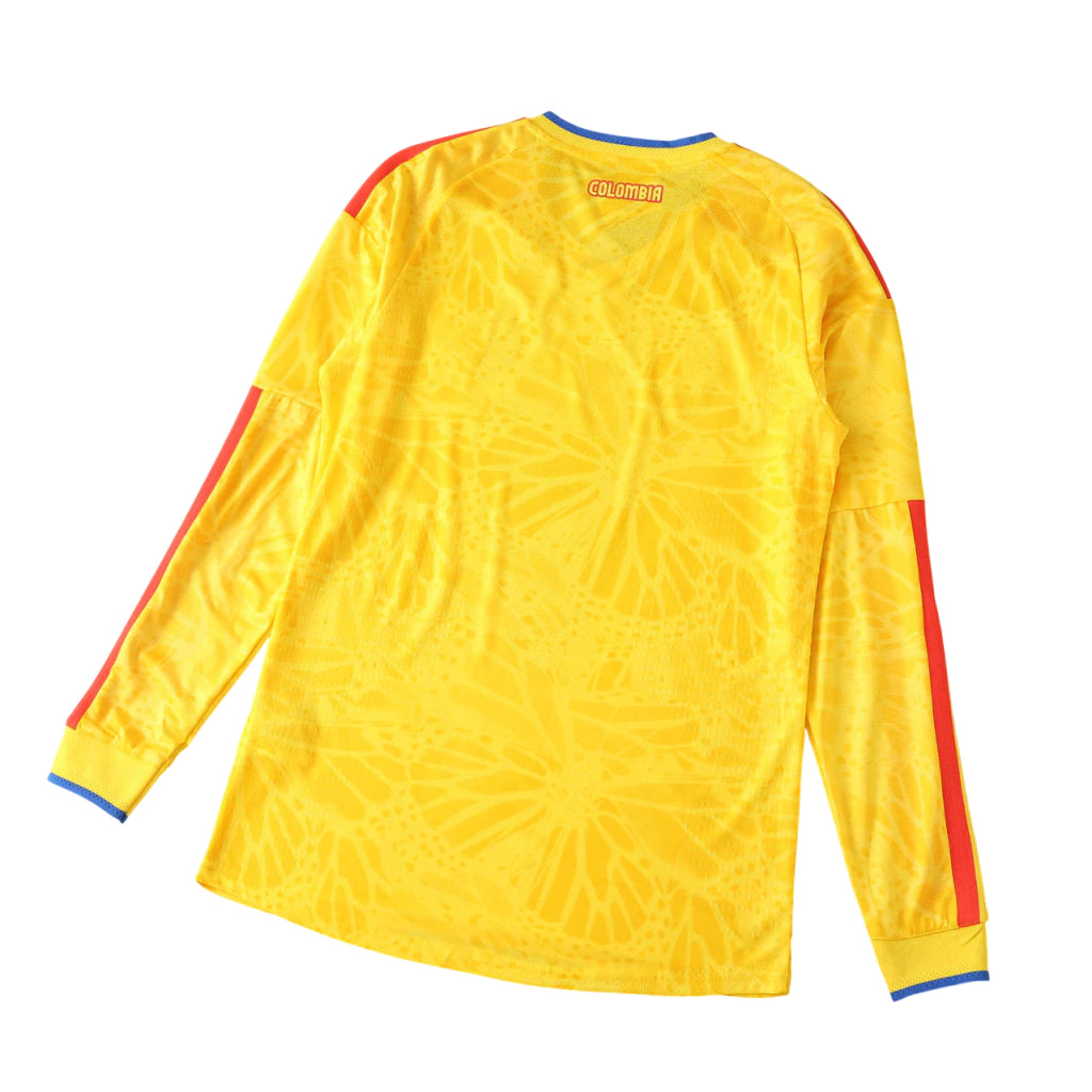 Colombia Home Manga Longa 26/27 Masculino Torcedor Adidas - Amarela