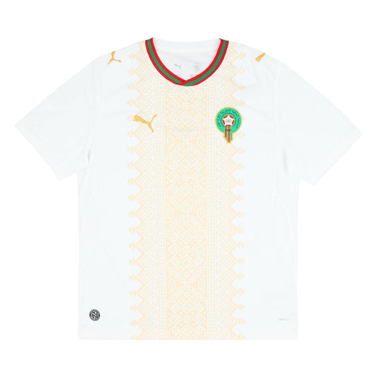 Marrocos Away 26/27 Torcedor Puma - Branca e Amarelo