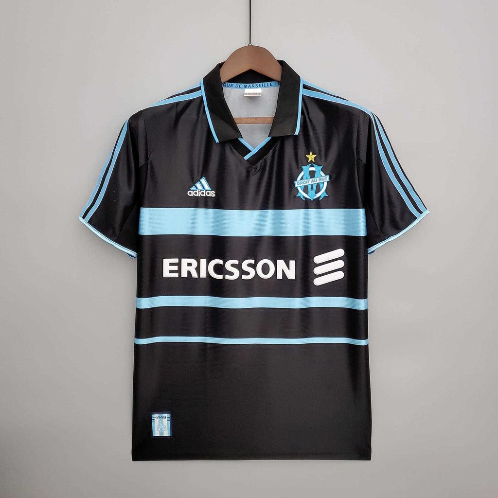 Olympique De Marseille Away Retrô 99/00 Adidas - Preta