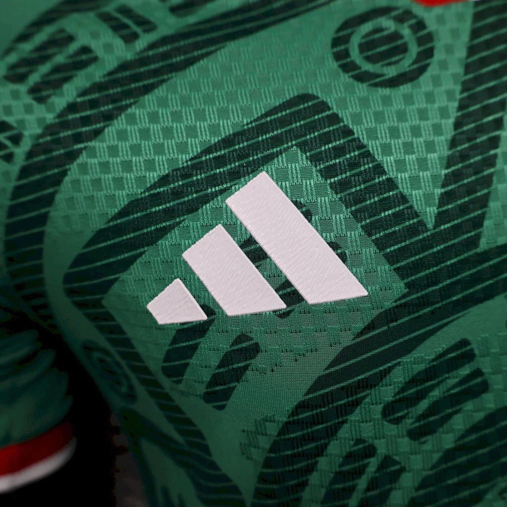 México Home 26/27 Masculino Jogador Adidas  - Verde