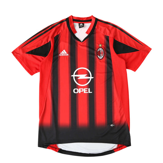 Milan Retrô Home 2004/05 Adidas - Vermelho e Preto