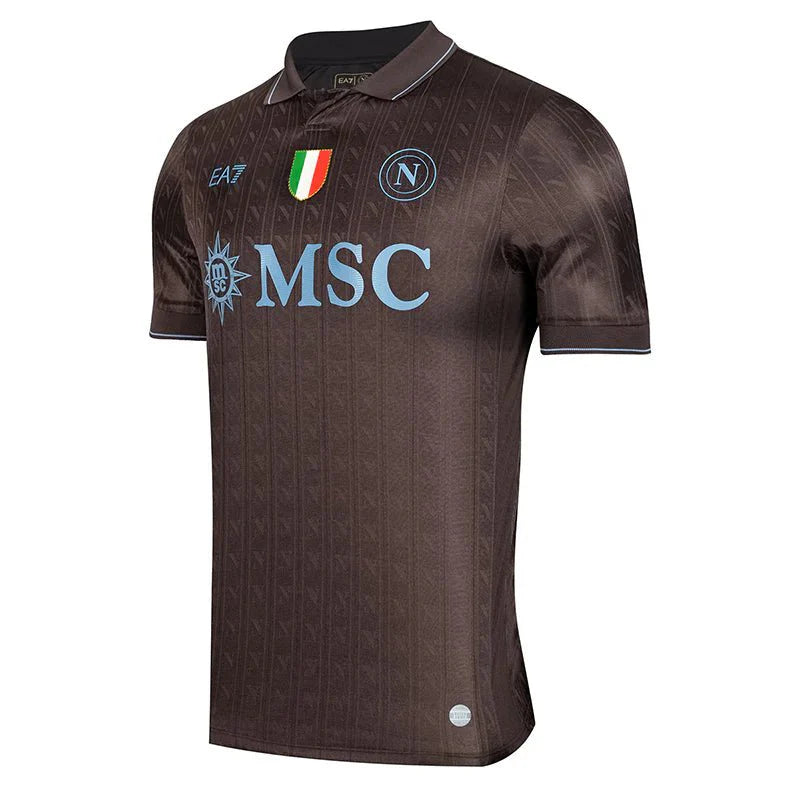 Napoli Third 25/26 Torcedor EA7 - Cinza Escuro