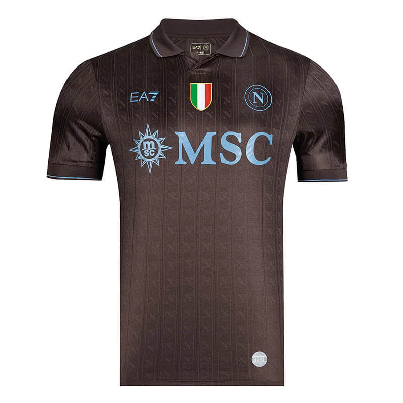 Napoli Third 25/26 Torcedor EA7 - Cinza Escuro