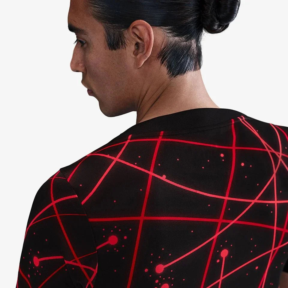 Atlético de Madrid Pré Jogo 25/26 Torcedor Nike - Preto  e Vermelho