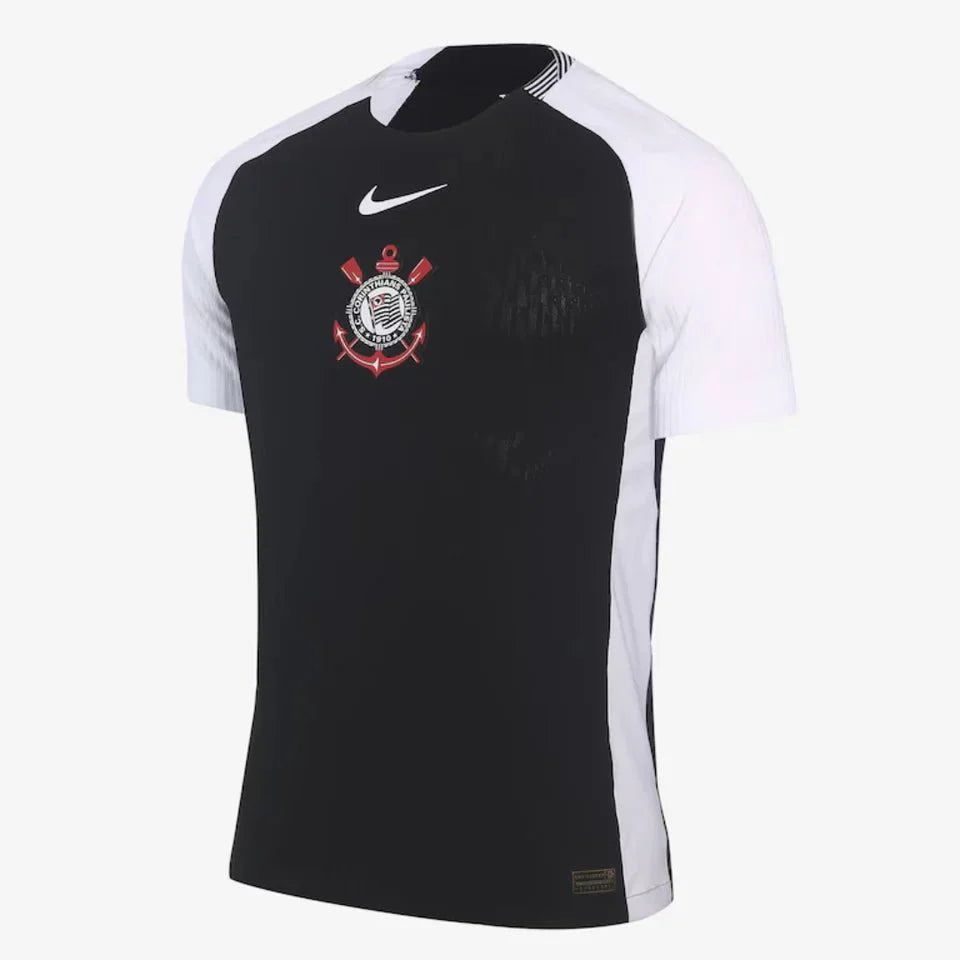 Corinthians Away 25/26 Jogador Nike Masculino - Preta e Branca