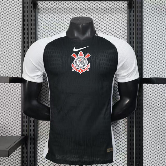 Corinthians Away 25/26 Jogador Nike Masculino - Preta e Branca