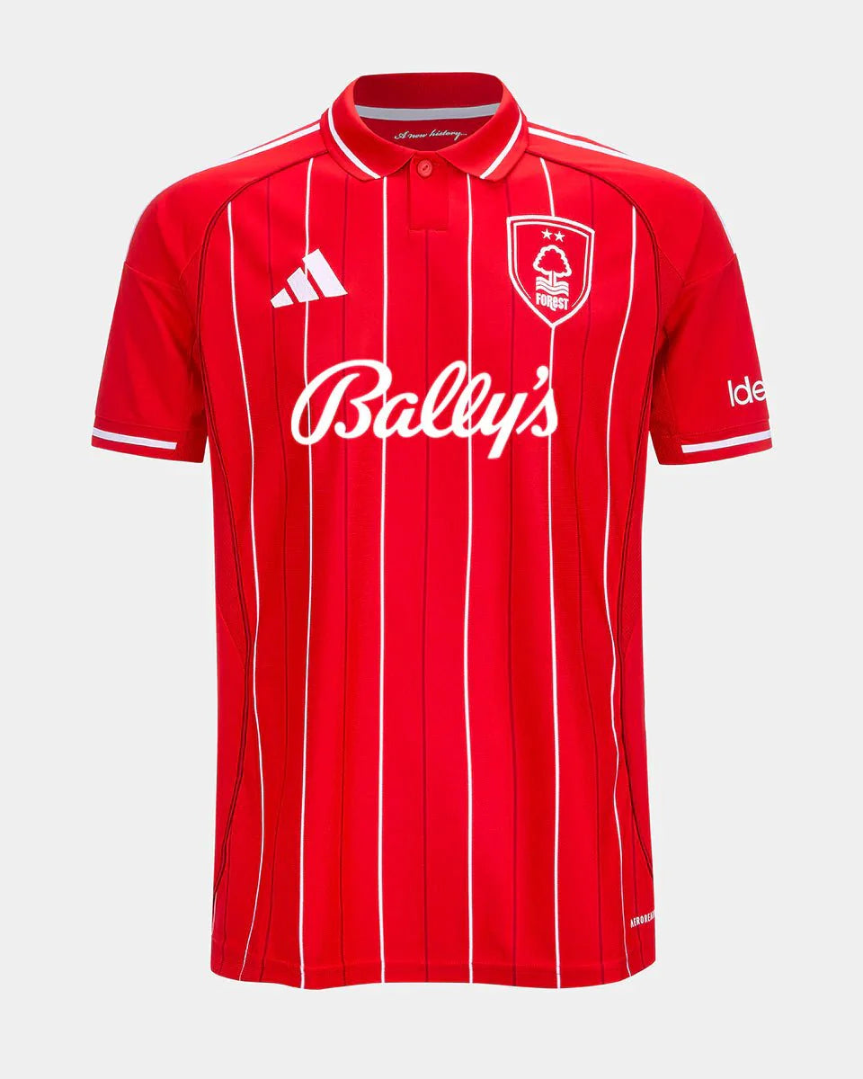 Nottingham Forest Home 25/26 Adidas - Vermelho