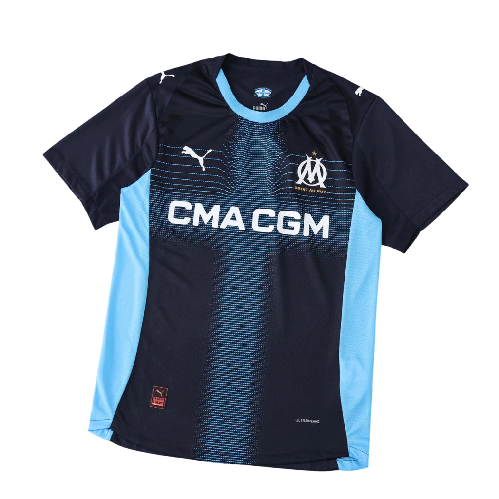 Olympique de Marseille Away 25/26 Jogador Puma - Azul Escuro