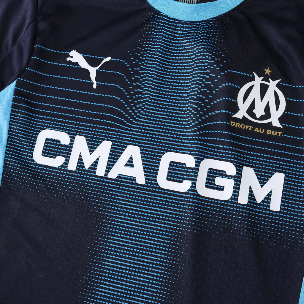 Olympique de Marseille Away 25/26 Jogador Puma - Azul Escuro