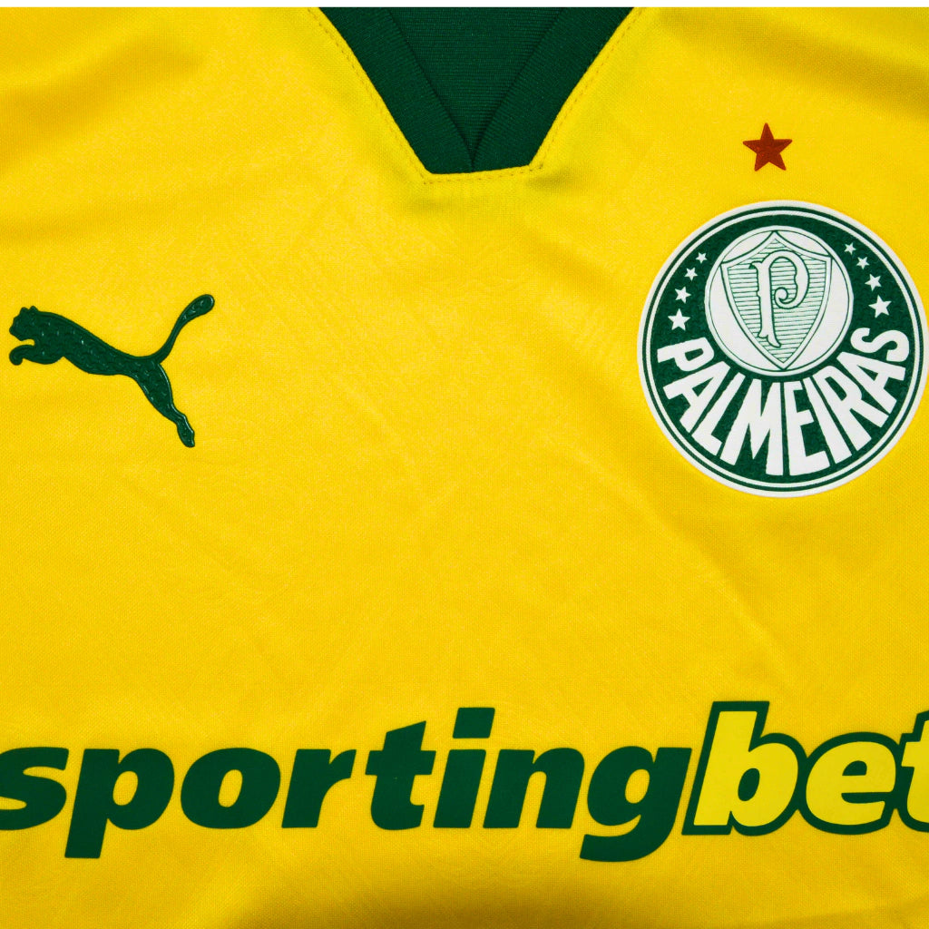 Palmeiras Third 25/26 Jogador Puma Masculina - Amarela