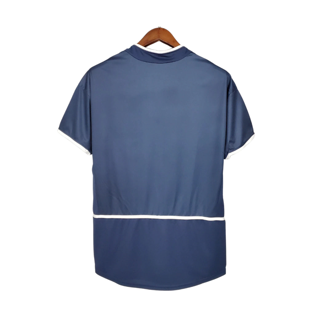 Camisa PSG Retrô 2002/2003 Azul e Vermelha - Nike